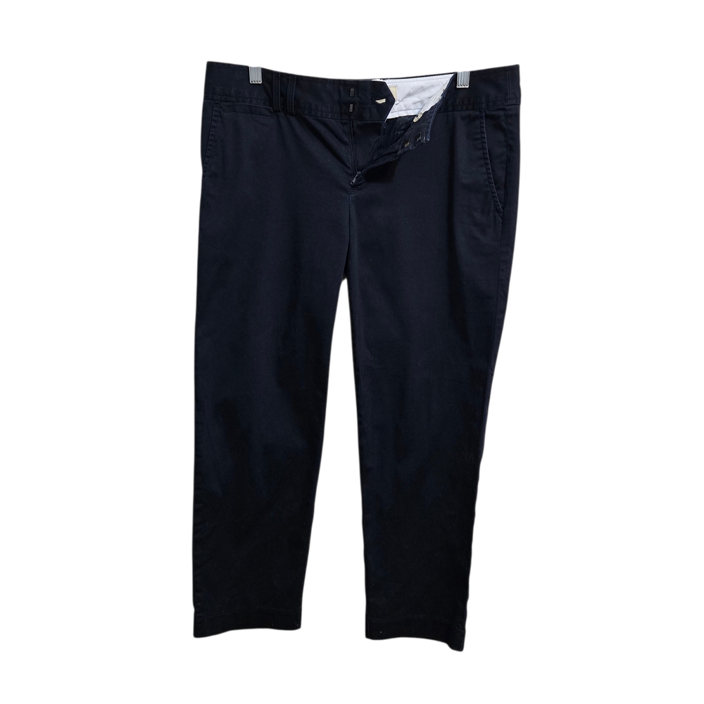 Banana Republic Womens Black Chinos SZ 8 Ryan Fit